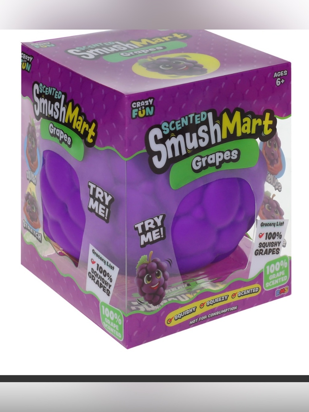 Viral Scented SmushMart Grape Squishy NEW - Picture 2 of 2